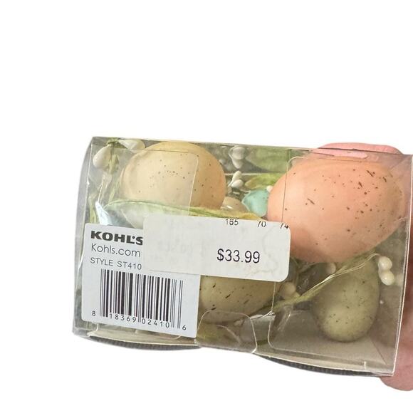 Easter Egg 50 Lights Shimmer String 10 Feet Spring Bunny Manor Lane Collection - Picture 7 of 7